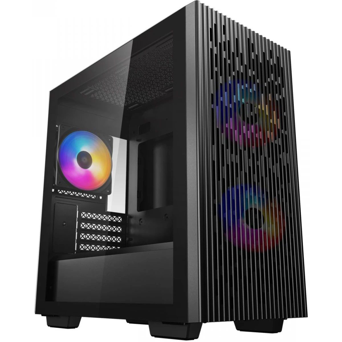 product-name:Deepcool Matrexx 40 3FS Tempered Glass Micro-ATX Case - Black,supplier-name:Mania Computer Store