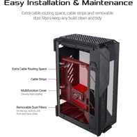 product-name:ASUS ROG Z11 Mini-ITX/DTX Mid-Tower PC Gaming Case ARGB,supplier-name:Mania Computer Store