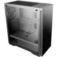 product-name:DeepCool MATREXX 50 Tempered Glass Side & Front Panel Gaming Case w/ 4x ARGB Fan - Black,supplier-name:Mania Computer Store