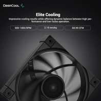 product-name:DeepCool FK120 3x 120mm 1850RPM 69CFM 4-Pin PWM High Performance For Cases & CPU Coolers - Black,supplier-name:Mania Computer Store