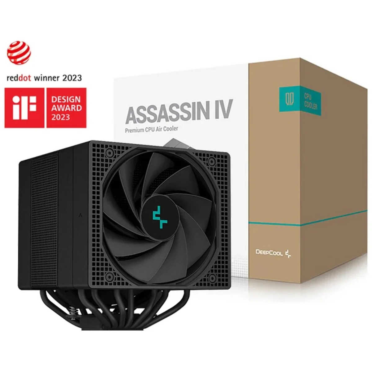 product-name:DeepCool Assassin IV Premium Air Cooler 7 Heat Pipes Dual-Tower 1700RPM 140/120mm FDB Fans PWM 100% For Intel & AMD,supplier-name:Mania Computer Store