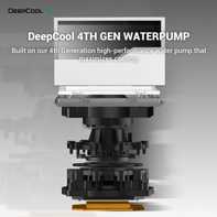 product-name:DeepCool Liquid Cooler LT520 4th Gen Dual-Chamber Pump 3100RPM Multidimensional Infinity Mirror ARGB Block 280w TDP AIO Cooler - Whie,supplier-name:Mania Computer Store