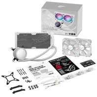 product-name:ASUS ROG RYUO III 240 ARGB AIO Liquid Cooler 240mm For Intel & AMD 2x 120mm ARGB Fans & Anime Matrix™ LED Display - White,supplier-name:Mania Computer Store