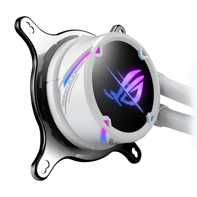 product-name:ASUS ROG Strix LC II 240 ARGB AIO Liquid Cooler 240mm Support Intel & AMD 2x 120mm 4-pin PWM Addressable RGB Fans - White,supplier-name:Mania Computer Store