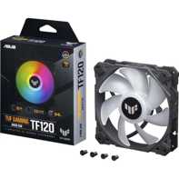 product-name:ASUS TUF Gaming TF120 ARGB Fan 3Pin LEDs Blade 120mm PWM Control For Computer Case & Liquid Radiator,supplier-name:Mania Computer Store