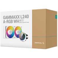 product-name:DEEPCOOL GAMMAXX L240 A-RGB AIO Liquid Cooler Anti-Leak Technology - White,supplier-name:Mania Computer Store