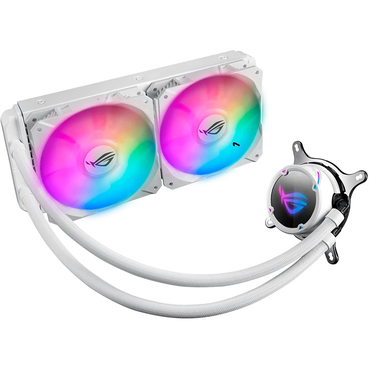 product-name:ASUS ROG STRIX LC 240mm RGB AIO CPU Water Cooler -White Edition,supplier-name:Mania Computer Store