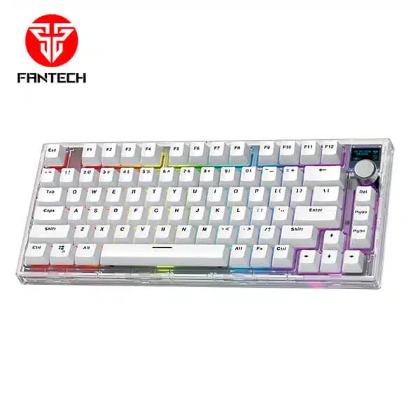 product-name:FANTECH MAXFIT81 MK910ABS FROST MODULAR BLUETOOTH, WIRELESS RGB MECHANICAL KEYBOARD – WHITE,supplier-name:Mania Computer Store