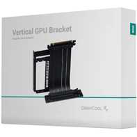 product-name:DeepCool Vertical GPU Bracket PCI-E 4.0 & PCI-E 3.0 EMI Shielding - Black,supplier-name:Mania Computer Store