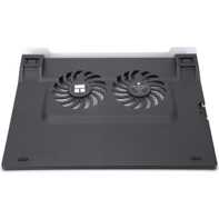 product-name:Thermalright (TR-NCP01) High Performance Laptop Cooling Pad, Up To 15.6" Notebooks, Dual 1300 RPM Fans, Dual USB Extension Hub - Silver Notebook Cooler,supplier-name:Mania Computer Store