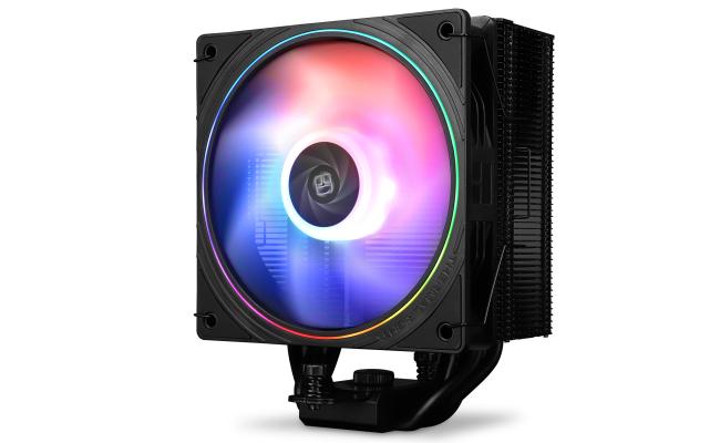 product-name:Thermalright Assassin Spirit 120 EVO BLACK ARGB Fully Black CPU Air Cooler, Single Tower w/ 4x 6mm Heat Pipes & High Performance Single Fan, LGA1700,supplier-name:Mania Computer Store