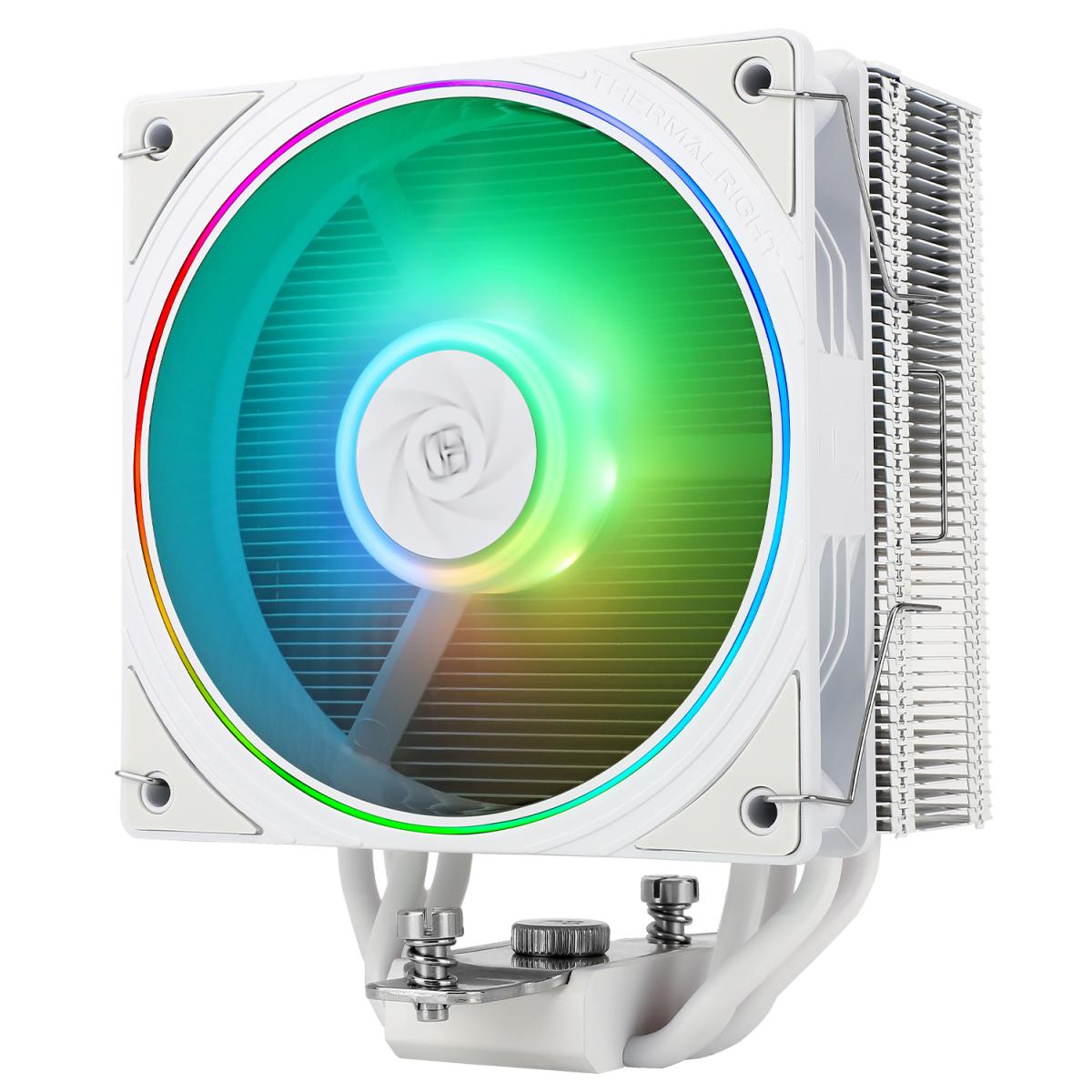 product-name:Thermalright Assassin Spirit 120 EVO WHITE ARGB Fully White CPU Air Cooler, Single Tower w/ 4x 6mm Heat Pipes & High Performance Single Fan, LGA1700,supplier-name:Mania Computer Store