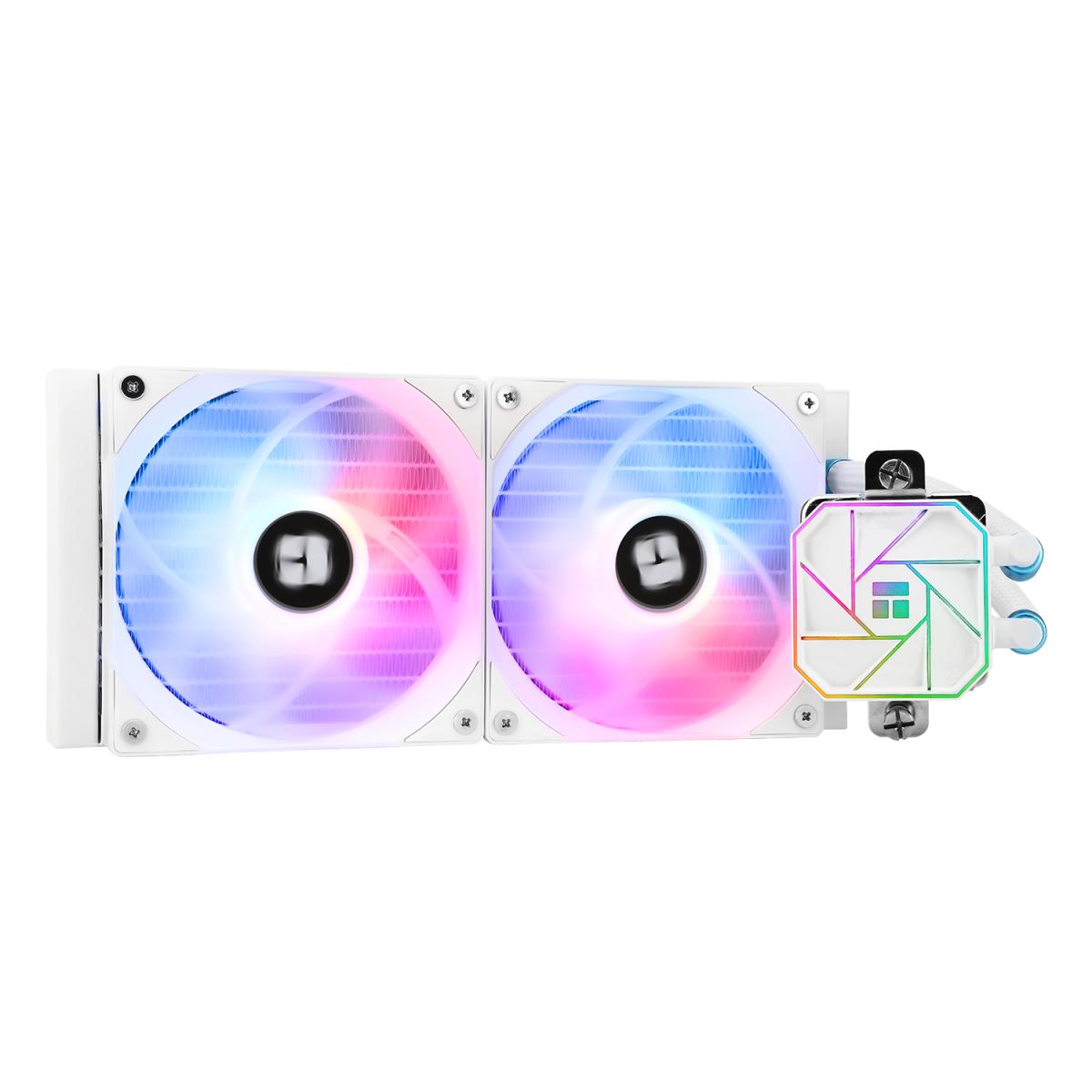 product-name:Thermalright Aqua Elite 240 White V3 ARGB CPU Liquid Cooler, High Performance AIO w/ 2x TL-C12W-S V2 Fans, LGA1700,supplier-name:Mania Computer Store