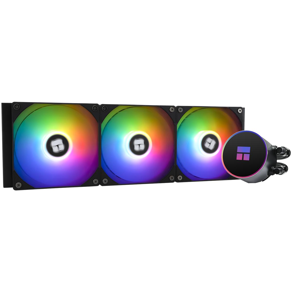 product-name:Thermalright Frozen Magic 360 Black ARGB V2 CPU Liquid Cooler, High Performance AIO w/ 3x TL-C12B-S Fans, LGA1700,supplier-name:Mania Computer Store