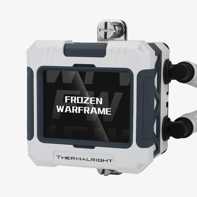 product-name:Thermalright Frozen Warframe 240 White ARGB CPU Liquid Cooler w/ 2.4" IPS LCD Display For Pictures, GIF Animations, High Performance AIO w/ 2x TL-P12W-S Fans, LGA1700,supplier-name:Mania Computer Store