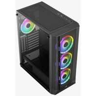 product-name:AeroCool Prism FRGB ATX High-Performance Mid Tower Tempered Glass Gaming Case w/ Full TG Design & 4x120mm FRGB Fans,supplier-name:Order Service Online