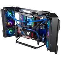 product-name:Cooler Master MasterFrame 700 Full Tower Tempered Glass,Test Bench Mode,Open Air Design,Built-in VESA Mount Pc Case,supplier-name:Mania Computer Store